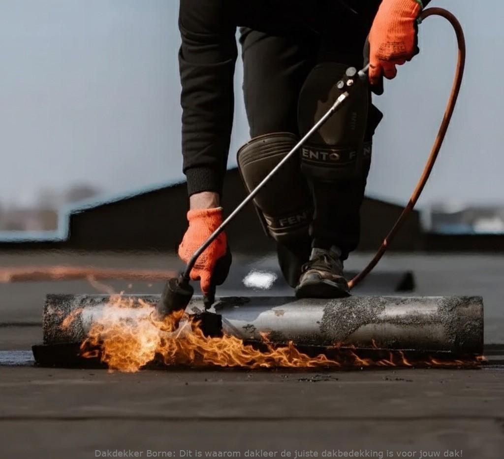 Bitumen Dakbedekking Dakleer Borne