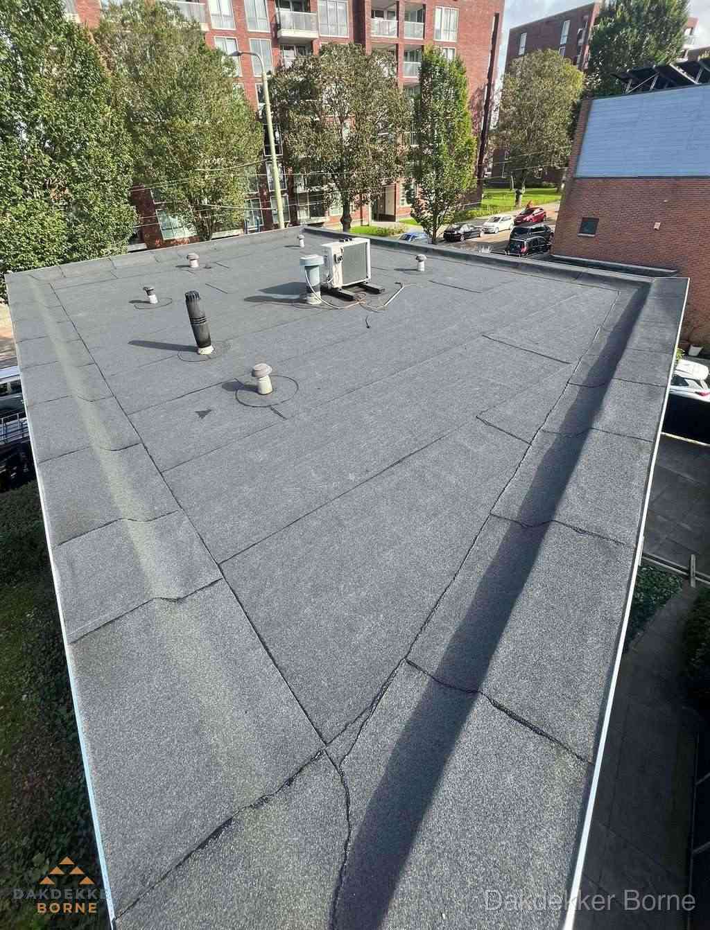 Borne Plat Dak Repareren