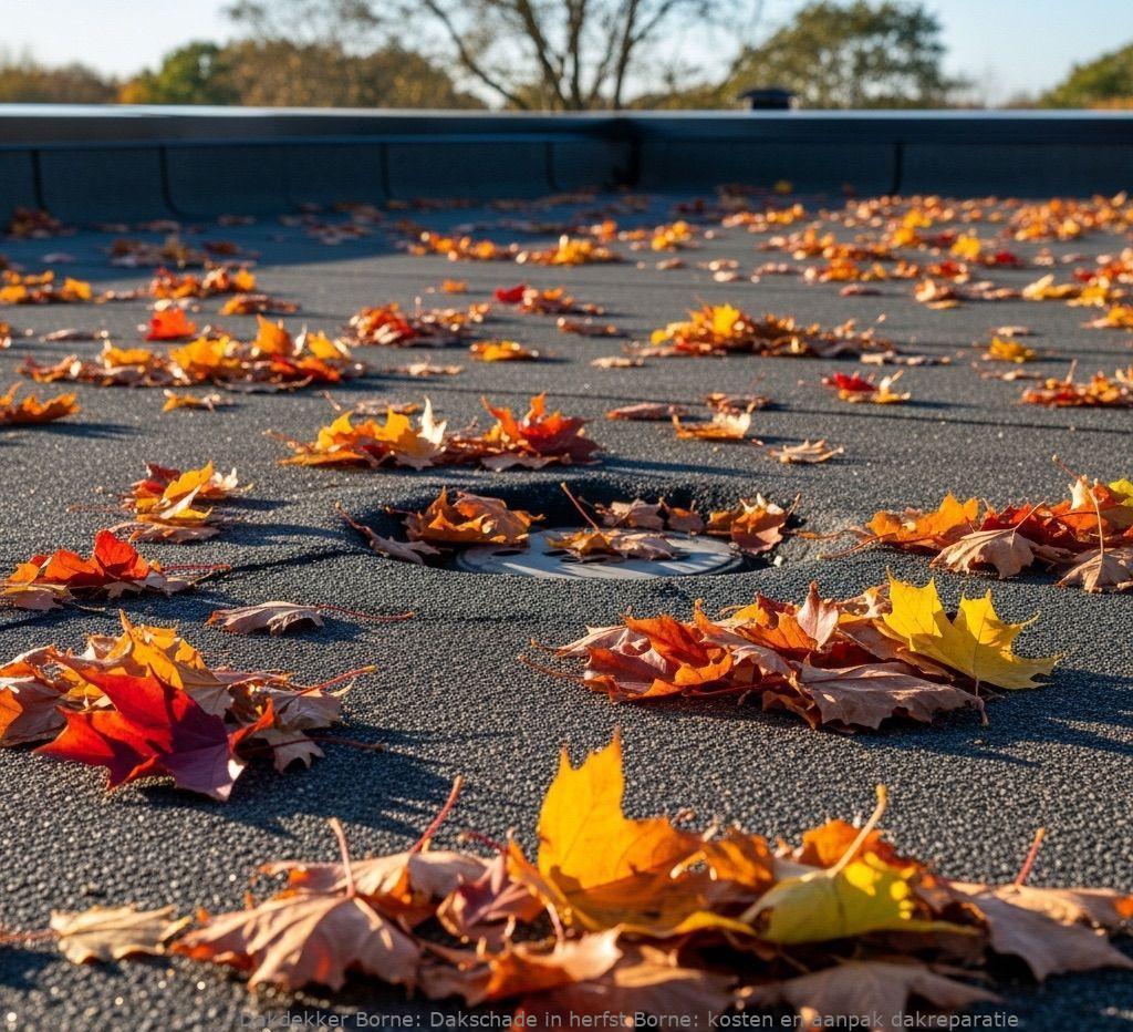Dakschade In Herfst Borne